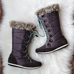 L.L. Bean Women’s Waterproof Insulated Winter Boots Sz 7.5 Medium, Cozy Faux Fur